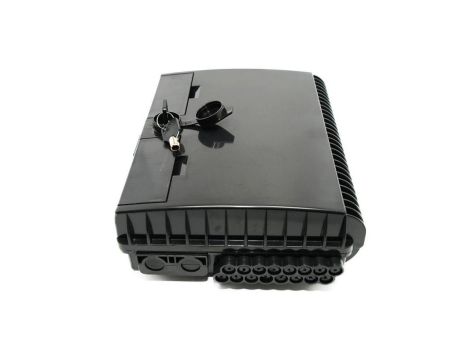 Mufa światłowodowa TELCOLINE 16F, 2 wejścia, 16 wyjść, GFP-16G, czarna