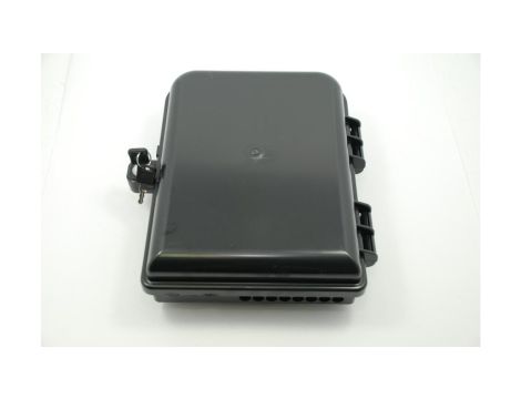 Mufa światłowodowa TELCOLINE 16F, 2 wejścia, 16 wyjść, czarna, GFP-16A-BL