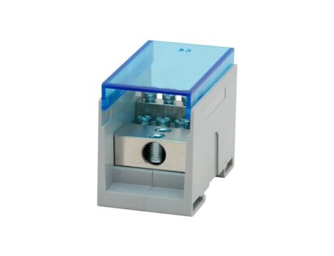 Blok rozdzielczy VBR 400A-8 (1x50 / 8x25) Al/Cu - niebieski