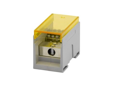 Blok rozdzielczy VBR 400A-16 (1x50 / 16x10) Al/Cu - żółty