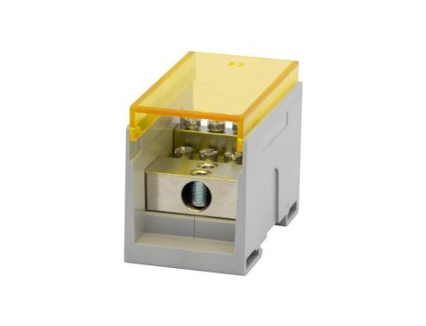 Blok rozdzielczy VBR 400A-8 (1x50 / 8x25) Al/Cu - żółty