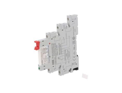 CR-S024VADC1CRGS Przekaźnik interfejsowy, SPDT, Napięcie Cewki: 24VAC,24VDC, na szynę DIN