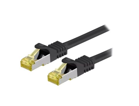 S/FTP7-CU-020BK Patch cord S/FTP 6a linka Cu LSZH czarny 2m 26AWG