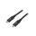 USB.C-C/G2-1.0BK Kabel USB 3.2 USB C wtyk, z obu stron 1m czarny 20Gbps 100W