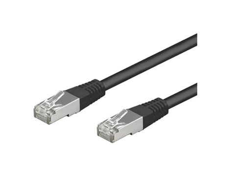 SF/UTP5-CCA-500BK Patch cord SF/UTP 5e linka CCA PVC czarny 50m 26AWG