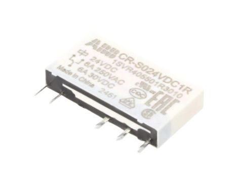 CR-S024VDC1R Przekaźnik miniaturowy, SPDT, Napięcie Cewki: 24VDC, CR-S, podstawka,THT