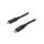 USB.C-C/G2-0.5BK Kabel USB 3.2 USB C wtyk, z obu stron 0,5m czarny 20Gbps 100W