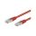 SF/UTP5-CCA-100RD Patch cord SF/UTP 5e linka CCA PVC czerwony 10m 26AWG