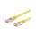 S/FTP6A-CU-030YL Patch cord S/FTP 6a linka Cu LSZH żółty 3m 27AWG