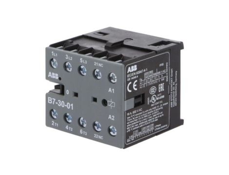 B7-30-01-02 Stycznik 3-biegunowy, NO x3, Styki pomocnicze: NC, 42VAC, 7A, B7