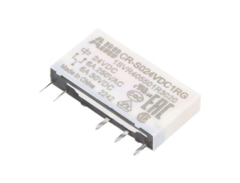 CR-S024VDC1RG Przekaźnik miniaturowy, SPDT, Napięcie Cewki: 24VDC, CR-S, podstawka,THT
