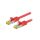 S/FTP7-CU-050RD Patch cord S/FTP 6a linka Cu LSZH czerwony 5m 26AWG