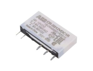 CR-S012VDC1R Przekaźnik miniaturowy, SPDT, Napięcie Cewki: 12VDC, CR-S, podstawka,THT