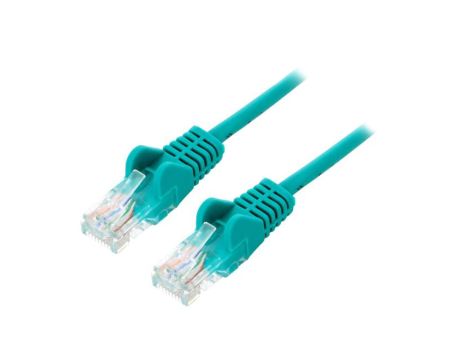 U/UTP6-CCA-150GR Patch cord U/UTP 6 linka CCA PVC zielony 15m 24AWG