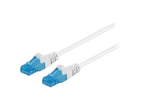 U/UTP6A-LSZH-030WH Patch cord U/UTP 6a linka Cu LSZH biały 3m 26AWG Żyły: 8