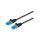 U/UTP6A-LSZH-100BK Patch cord U/UTP 6a linka Cu LSZH czarny 10m 26AWG Żyły: 8