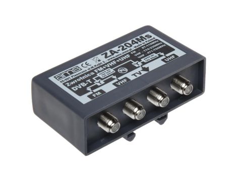 Zwrotnica FM+VHF+UHF ZA-204MS AMS