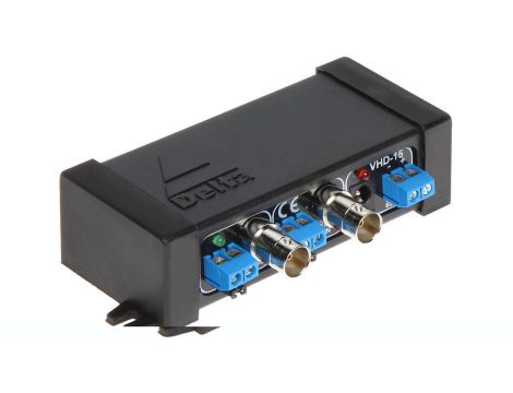 Repeater VHD-15 wzmacniacz sygnału AHD, HD-CVI, HD-TVI DELTA