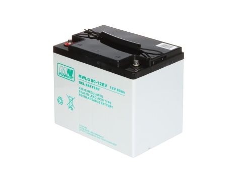 Akumulator VRLA żelowy 12V 80Ah (żywotność 10-12lat) MWLG 80-12EV M6