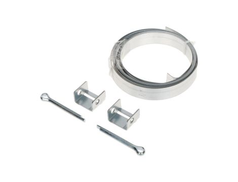 Opaska zaciskowa z dwoma zaciskami i zawleczkami BT-2