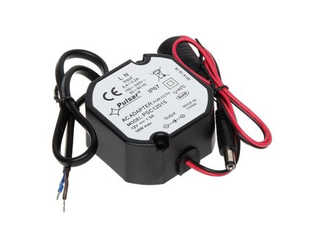 Zasilacz impulsowy 12V/1,5A/66mm IP67 PSC12015