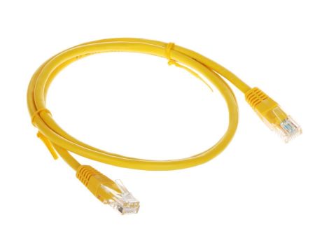 Patchcord RJ45/1.0-YELLOW 1m CONOTECH
