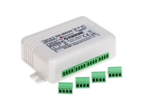 Dystrybutor magistarli RS-485 EW-485/4/2/SO z separacją optyczną