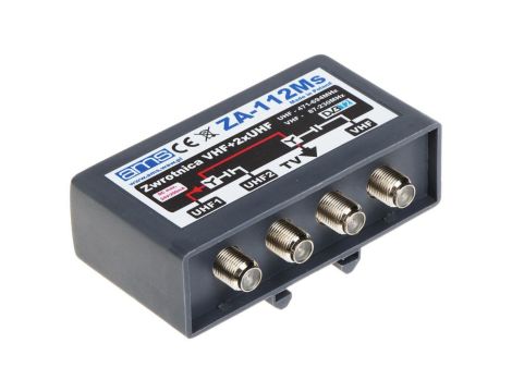 Zwrotnica VHF+2xUHF ZA-112MS AMS