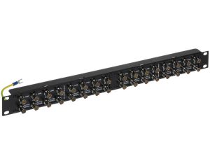 Ogranicznik przepięć VIDEO 16xBNC do szaf RACK 19cali OPV-16/RACK