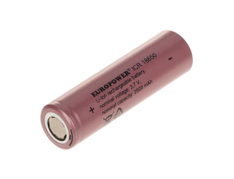 Akumulator Li-Ion 18650 2500mAh 3,7V BAT-ICR18650/EP 3.7V
