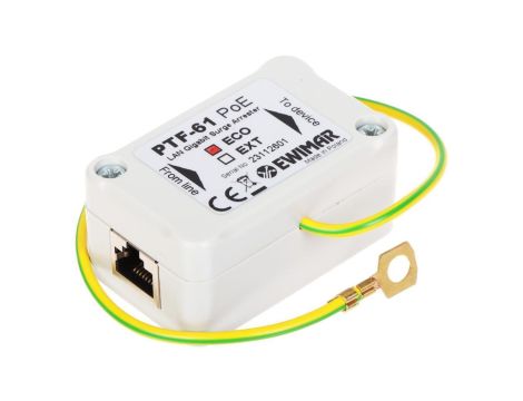Ogranicznik przepięć do CCTV 1xRJ45 PTF-61-ECO/POE