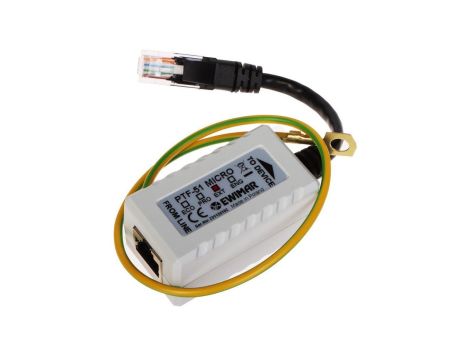 Ogranicznik przepięć do CCTV 1xRJ45 PTF-51-EXT/POE/MICRO