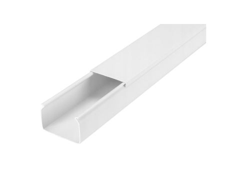 KORYTO KABLOWE LISTWA KANAŁ ELEKTROINSTALACYJNY KORYTKO Z POKRYWĄ 80x40 2M 4/EB/KK 80x40