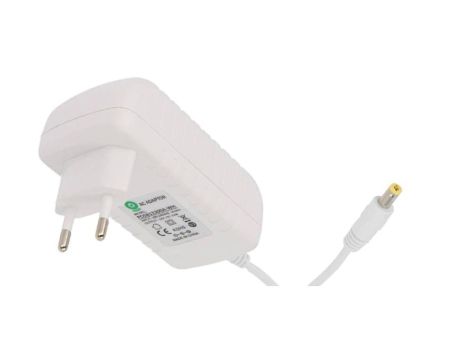 POSB12300A-WH Zasilacz adapter biały 36W 12V/3A CEE7/16 wtyk DC:2.1/5.5(+)