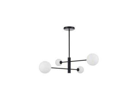 Lampa wisząca czarna DORADO 4 LP-002/4P BK Light Prestige