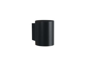 Kinkiet OREGON w kształcie ściennej tuby czarny góra dół gwint G9 LP-106/1W BK Light Prestige