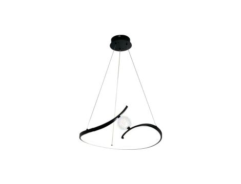Lampa wisząca PERLA BLACK 34W LED ML1177 Milagro