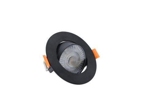 Oczko podtynkowe ruchome z rodziny Plus zintegrowany LED CCT LP-1506/1RS BK Light Prestige