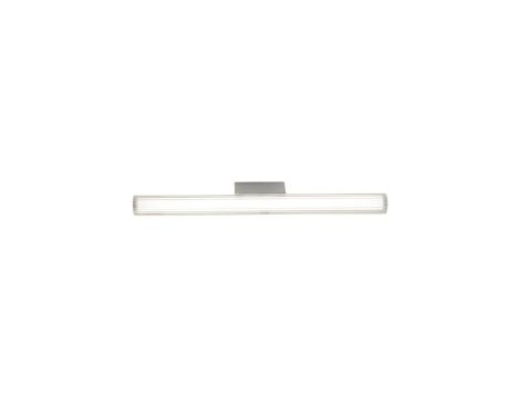 Kinkiet LED Linea z wyborem barwy światła, nowoczesny design, szkło i metal LP-0510/1W-61 CH Light Prestige