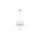 Lampa wisząca Mona 5xE14 do stylowego salonu srebrna LP-5005/5P srebrna Light Prestige