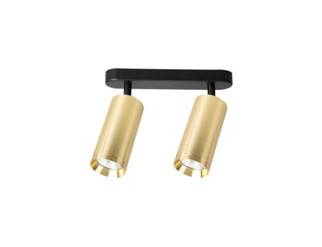 Oprawa reflektorki sufitowe Mica Spot Złoty 2xGU10 ML1146 Milagro