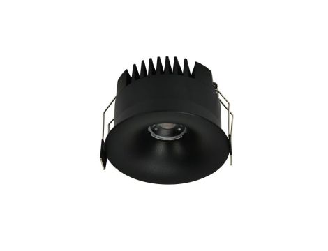 Oczko podtynkowe okrągłe Zyra czarne LED CCT o zakresie barw 3000K/4000K/6000K LP-1606/1RS BK Light Prestige