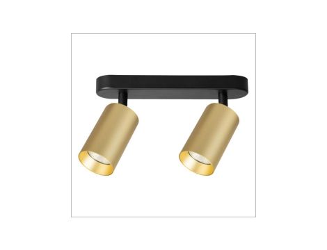 Oprawa reflektorki sufitowe Pipe Spot Złoty 2xGU10 ML1161 Milagro