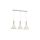 Lampa wisząca PERU WHITE 3xE27 MLP0980 Milagro