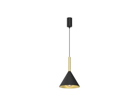 Lampa wisząca PERU BLACK 1xE27 MLP0977 Milagro