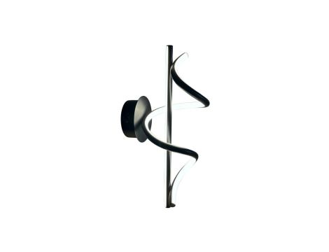 Kinkiet TWIST 12W LED CZARNY 4000K 12W LED IP20 ML1058 Milagro