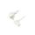 SN325-3/10/3WH Kabel CEE 7/7 (E/F) wtyk kątowy, IEC C13 żeński 90 PVC 3m