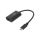 MHL.08 Adapter USB 3.0 DisplayPort gniazdo, USB C wtyk 0,2m czarny