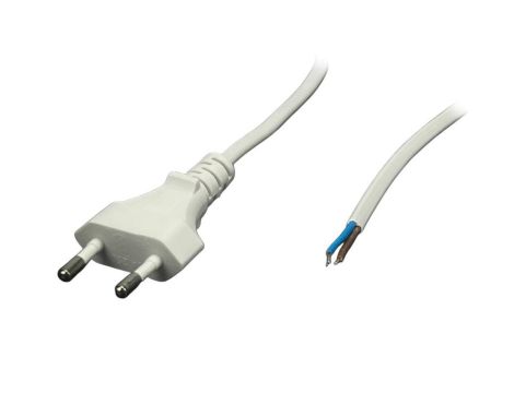 Przewód zasilający CEE7 - POSAC-CEE7/16WH16 biały 1,6m 2,5A