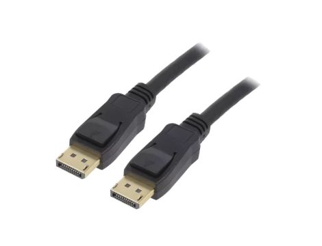 MC.2130.010BK Kabel DisplayPort 1.4, HDCP 2.2 DisplayPort wtyk, z obu stron